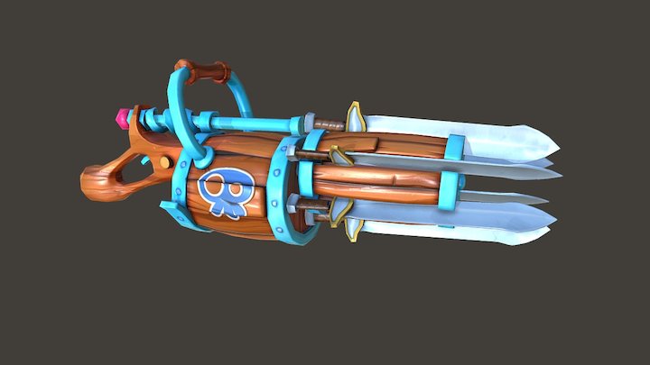 Swordgun 3D Model