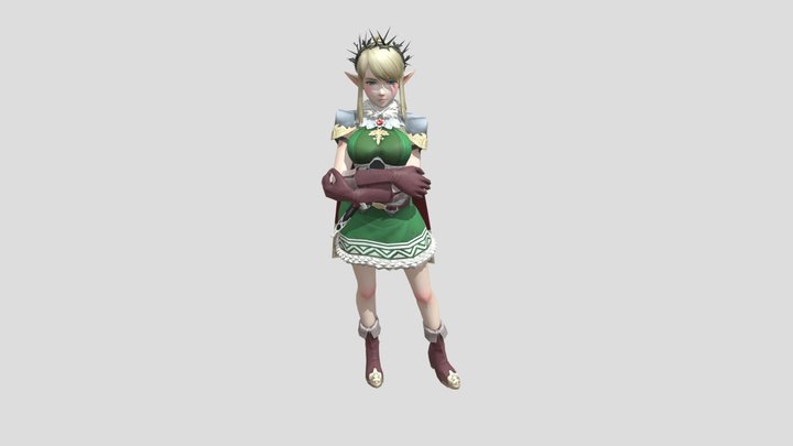 Winter_flut_-_wizardry_variants_daphne 3D Model