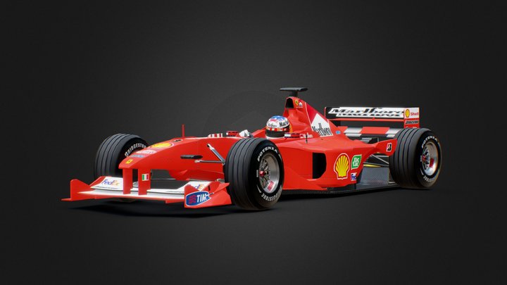 F1 - 2000 - Steering 3D Model