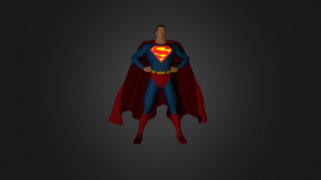 SUPERMAN 3D Model