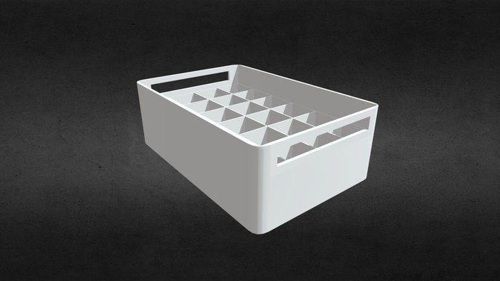 MilkCrate_Empty 3D Model