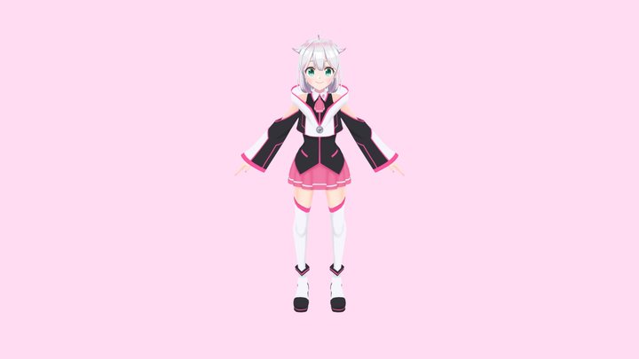 ひらめきメル 3D Model