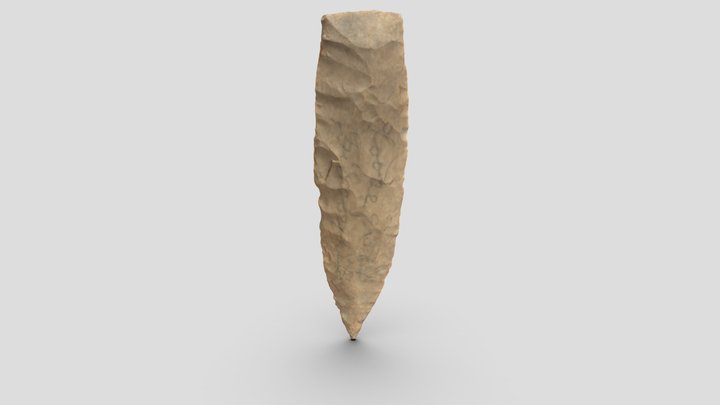 Paleoindian Projectile Point 3D Model