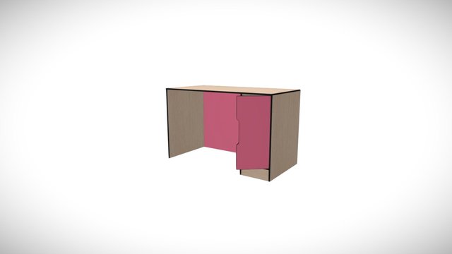 Alnwick Desk 3D Model