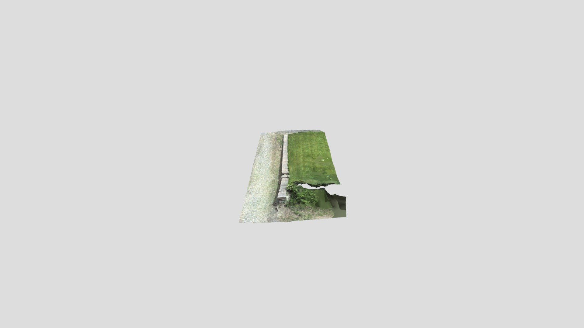 Small Retaining Wall - 3D model by 107_EnergyManager [2e385a7] - Sketchfab
