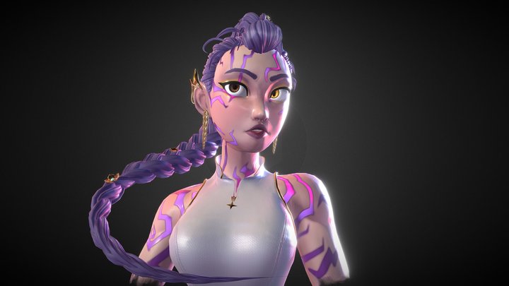 Rumi Kpop demon hunters 3D Model