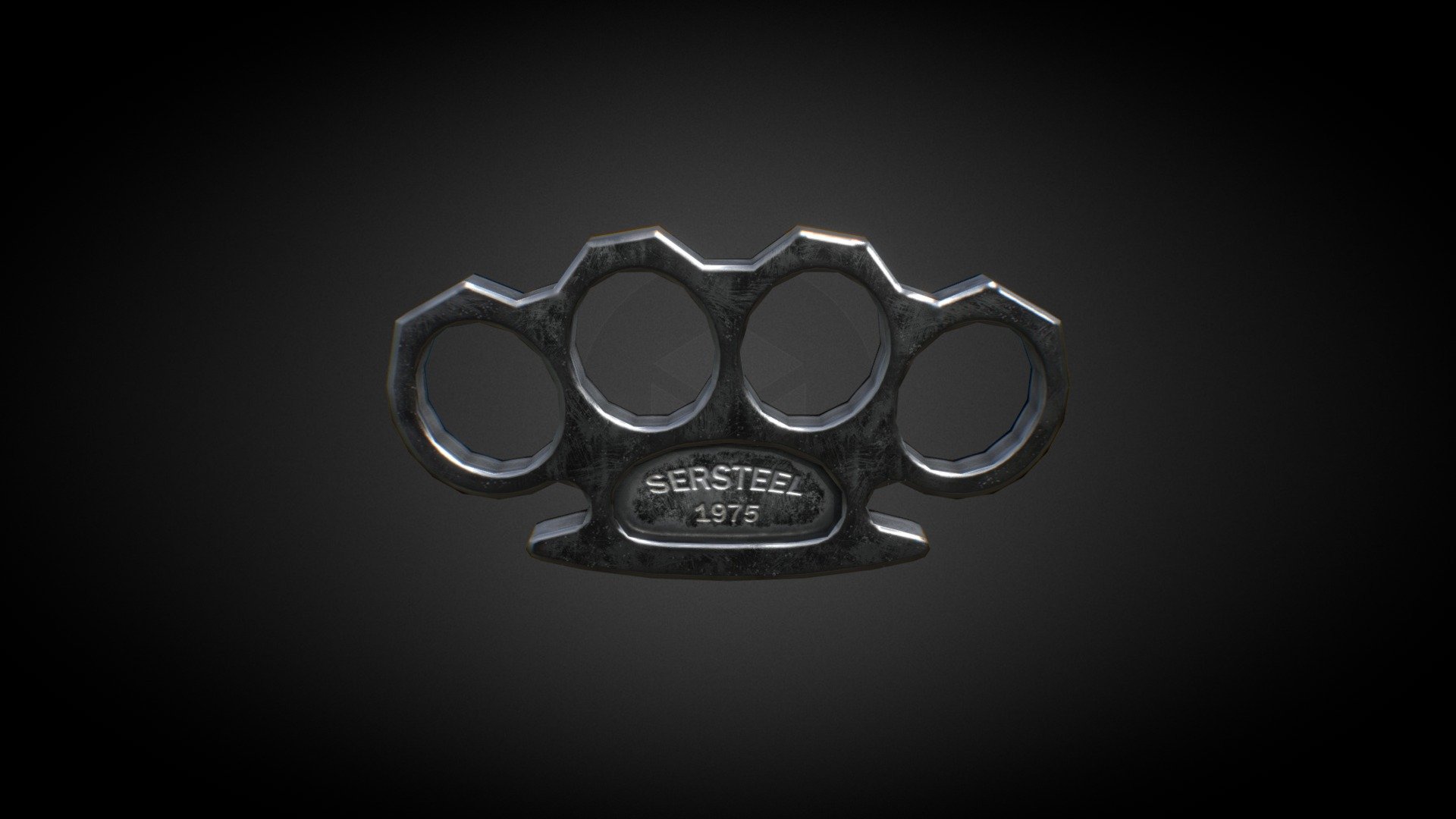Brass Knuckles - free low poly - Download Free 3D model by Ruslan
