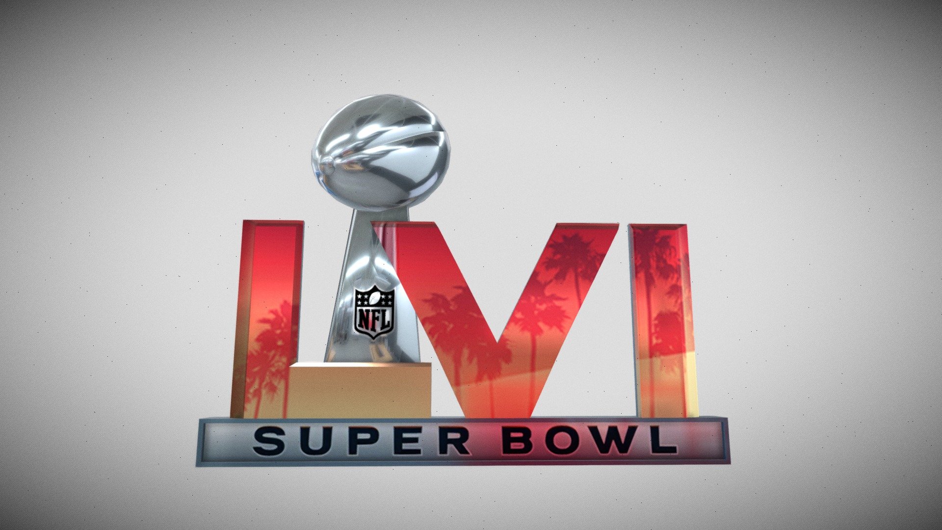 super-bowl-lvi-logo - 3D model by noahnoel79 [2e38a85] - Sketchfab