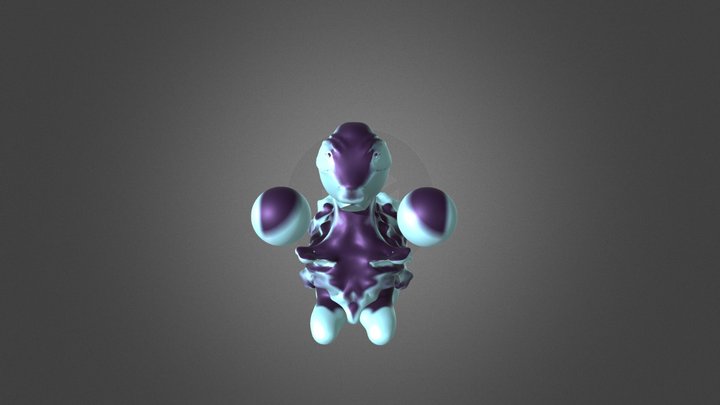 Water Dragon 3D Model