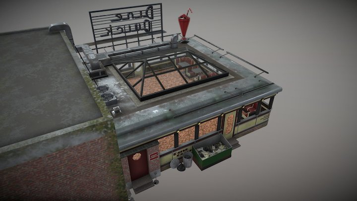Dine Quick - The Red Stare 3D Model