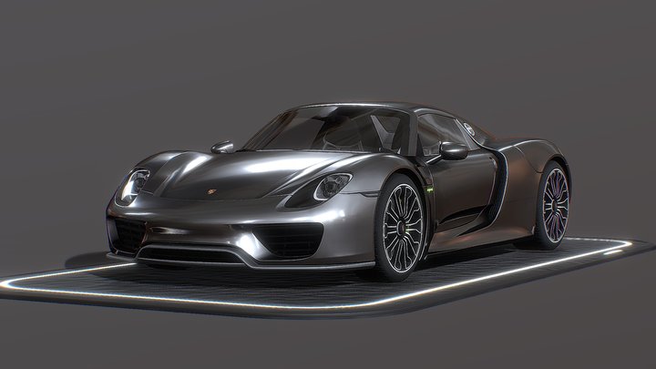 Porsche 918 Spyder (Neverness to Everness) - 3D model by yadhbil