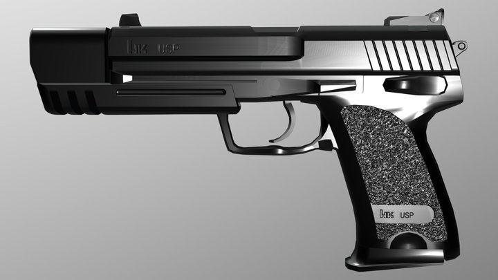 USP Match 3D Model