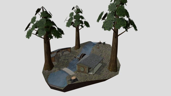 Redwood Loner 3D Model