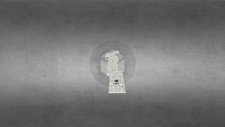 C8 Bumpy Road 3D Model