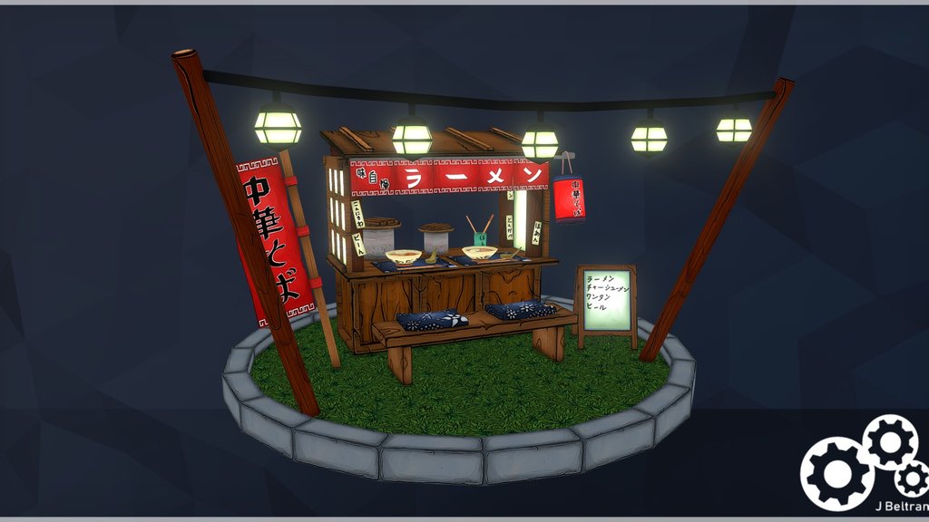 Ramen Stalls - A 3D model collection by tommonaylor - Sketchfab