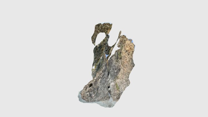 Intrusion, fault, and mineshafts 3D Model