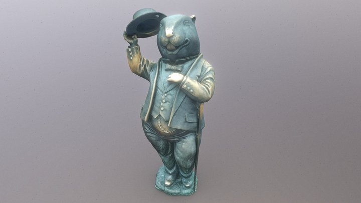Бобр 3D Model