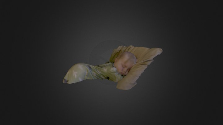 Sleeping Baby 3D Model