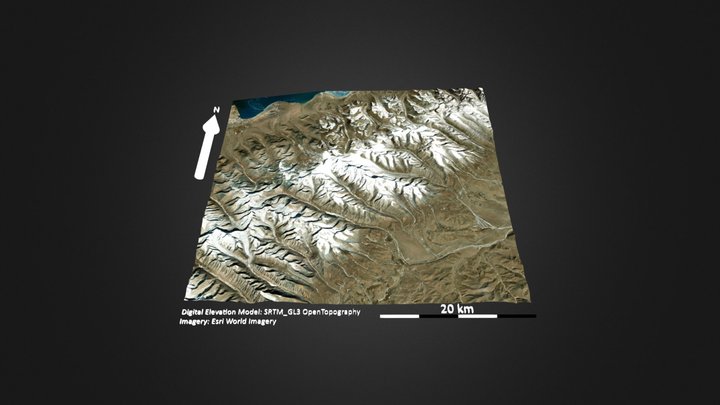 拉萨念青唐古拉峰 – Free 3D Model STL