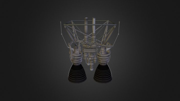 LR-87 for KSP 3D Model