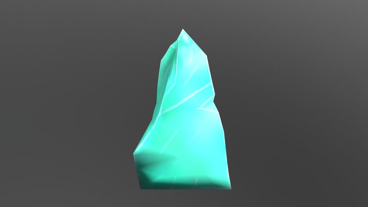 Crystal Rock 3D Model