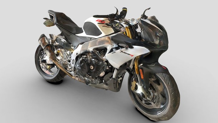 Aprilia Motorcycle Photoscan HIGHPOLY