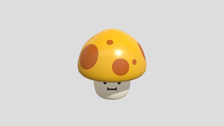 Sun-shroom 3D Model