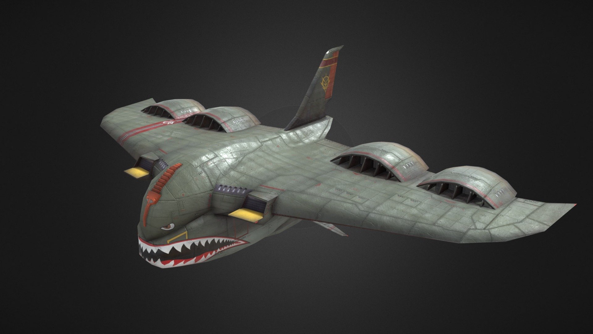 Gaw Attack Carrier Aircraft Europe Camo 3d Model By One Year War Mod