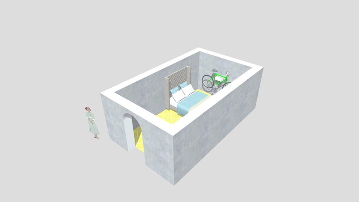 Bedroom 2 Test 3D Model