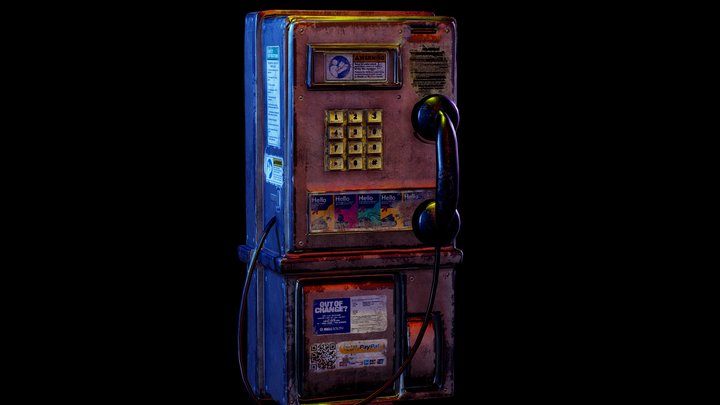 Payphone - Prop Design 3D Model
