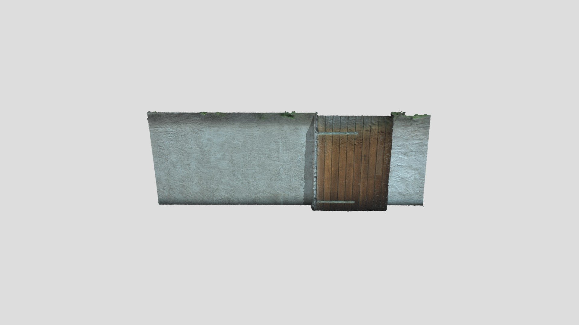 Concrete Wall and Door