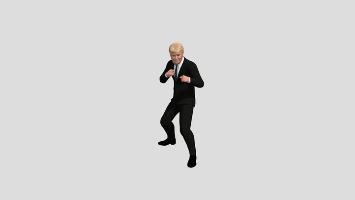 Trump Bouncing Fight Idle – Modelo 3D gratuito STL