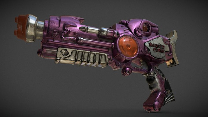 Toy/children's toy: Alien gun 3D Model