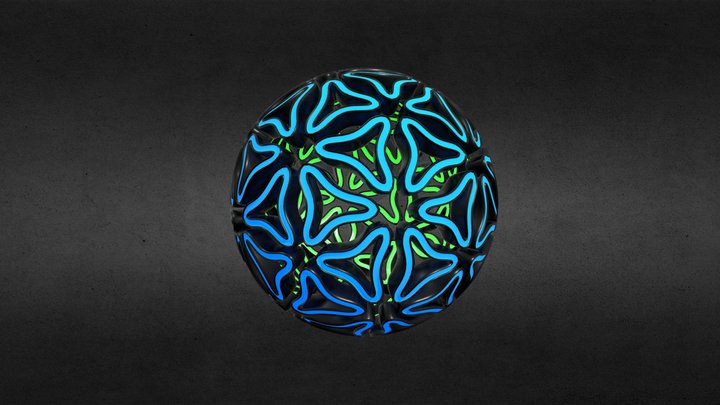 Sphere pattern 3D Model