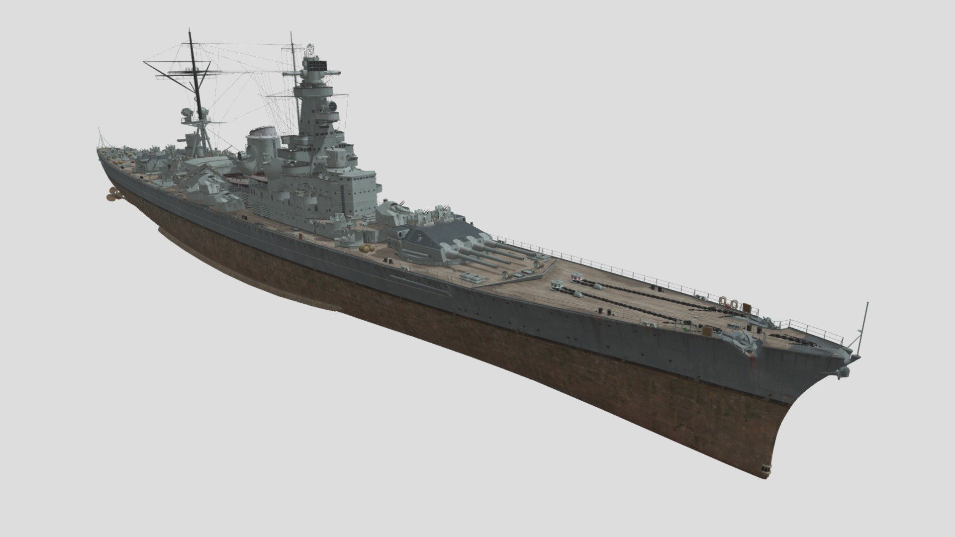 The Third Reich Navy large cruiser BEOWULF - Download Free 3D model by ...