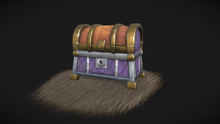 Game Art 2 - Treasure Chest 3D Model