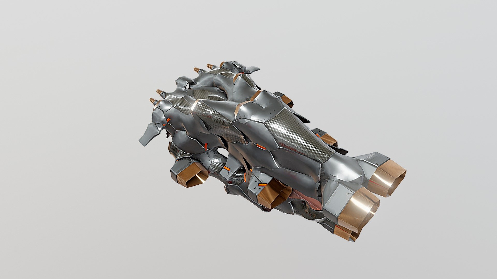 Procedural Hard Surface Modeling Test 9.1