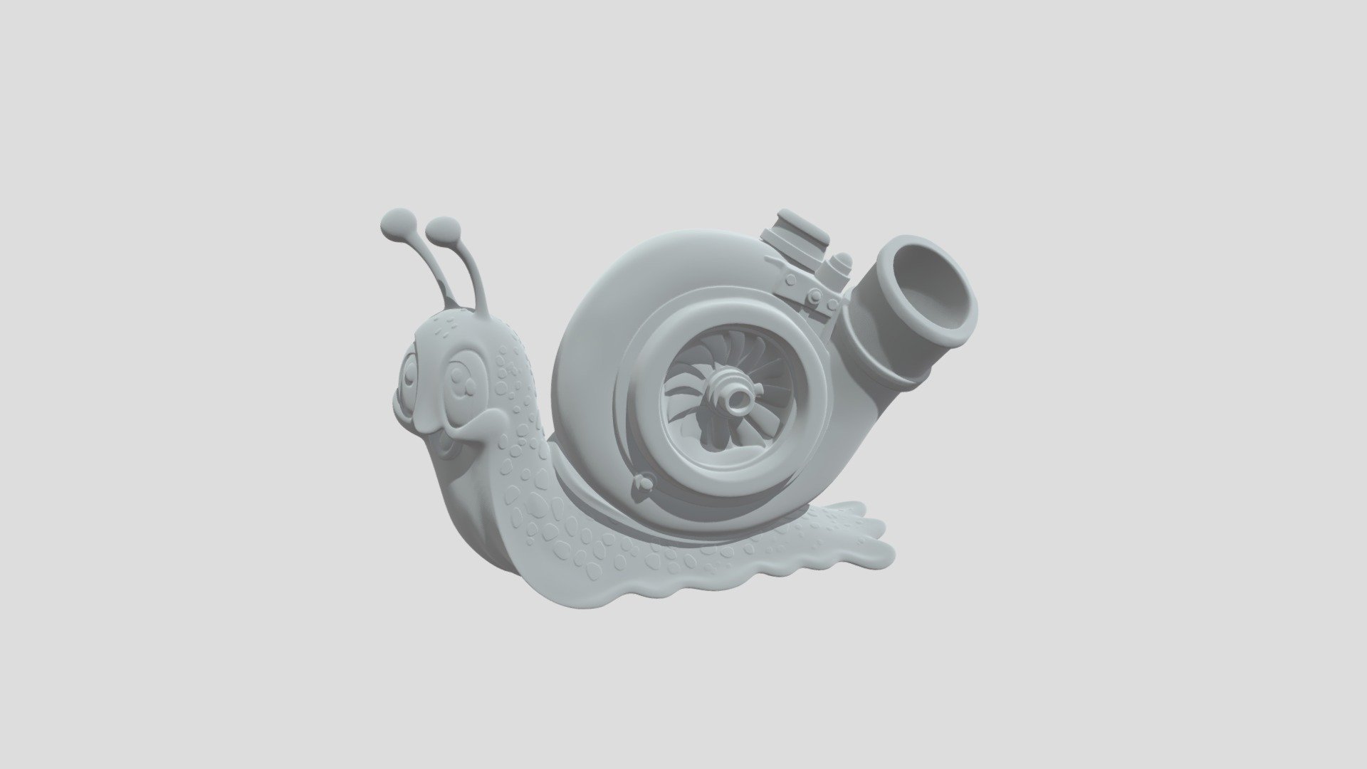 Turbo Powered Snail - 3D model by Sloany198 [2e4bb5b] - Sketchfab