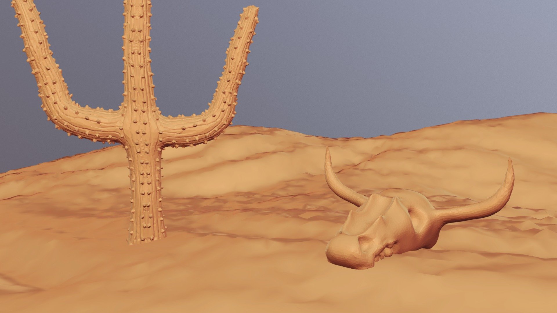 #SculptJanuary18 - Day 4: Desert