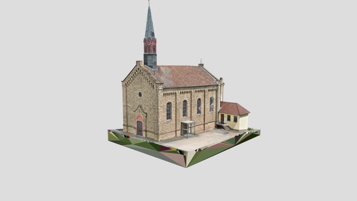 St. Petrus in Ketten, Gau-Bischofsheim 3D Model