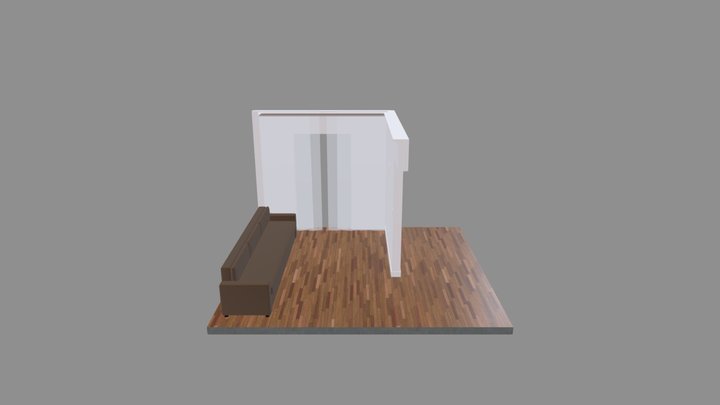 Maquete sala 02 3D Model