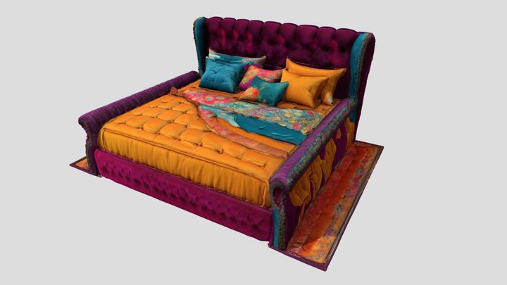 Candycloud - bed – Kostenloses 3D-Modell STL