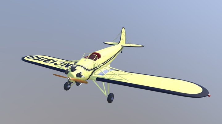 Kinner Sportster airplane 3D Model