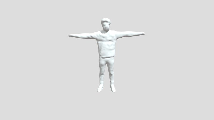 Standing 2H Magic Attack 01 3D Model