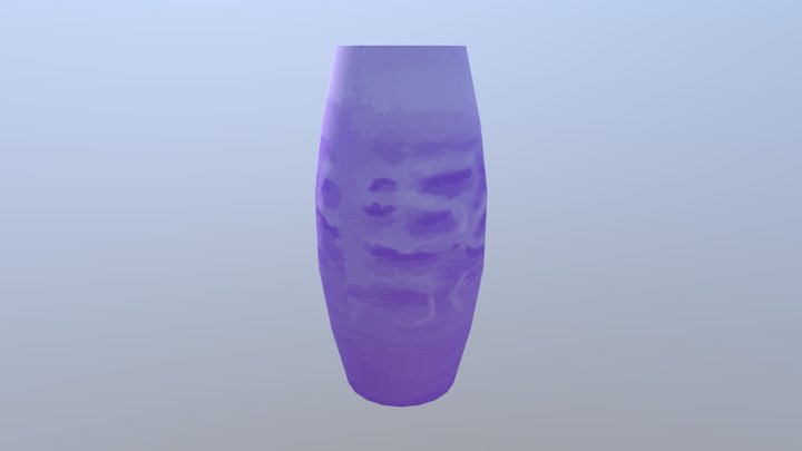 Sponge Coral- Purple 3D Model