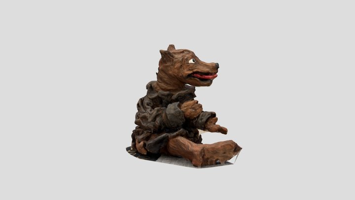 scultpure  dog 3D Model