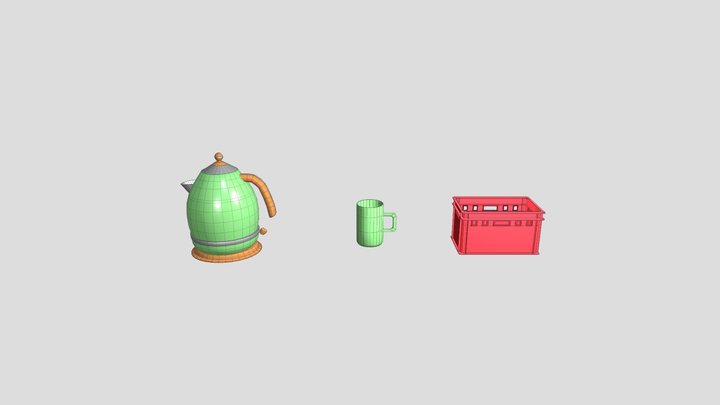 Low Poly DZ 3D Model