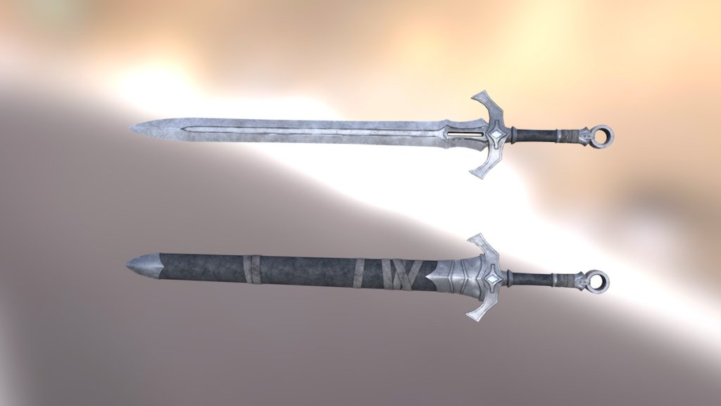 Blackguard Longsword - 3D model by Volhund [2e52bc9] - Sketchfab