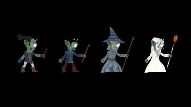 Oni Giovanni (Mage) Animations 3D Model