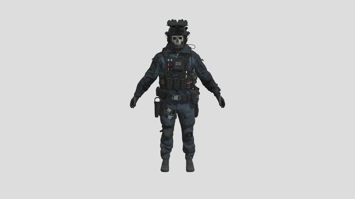 Simon_"Ghost"_Riley 3D Model